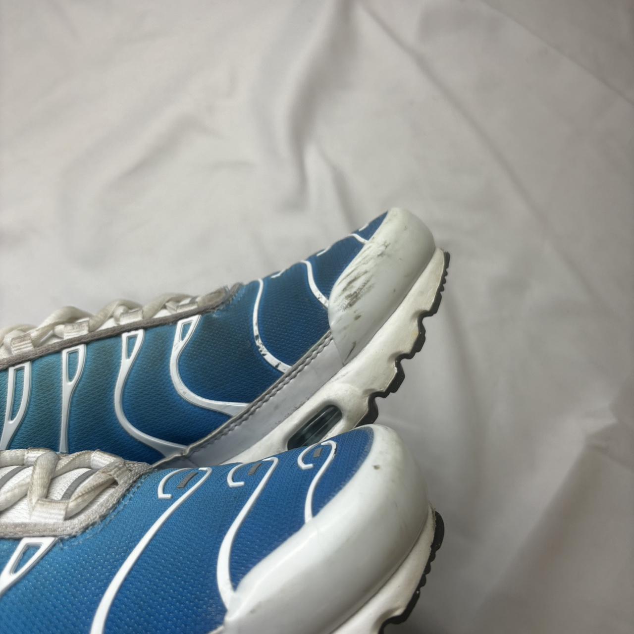 Blue and white Air max plus tn