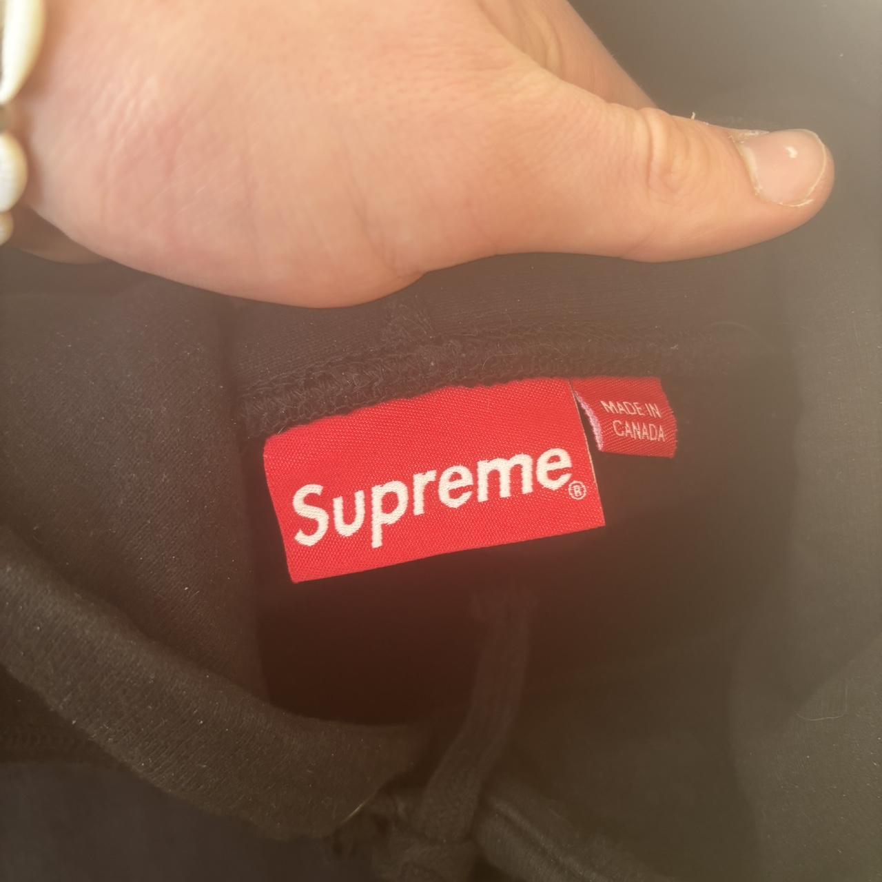 Black Supreme Box Logo Hoodie (2021)