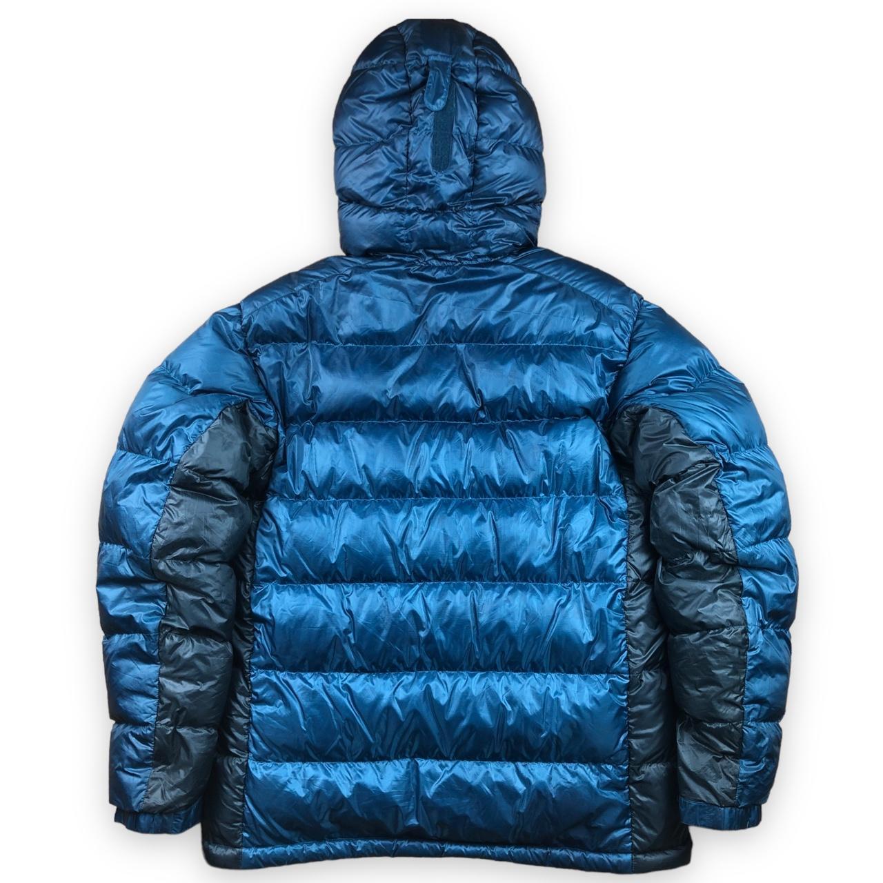 Blue two tone montbell puffer