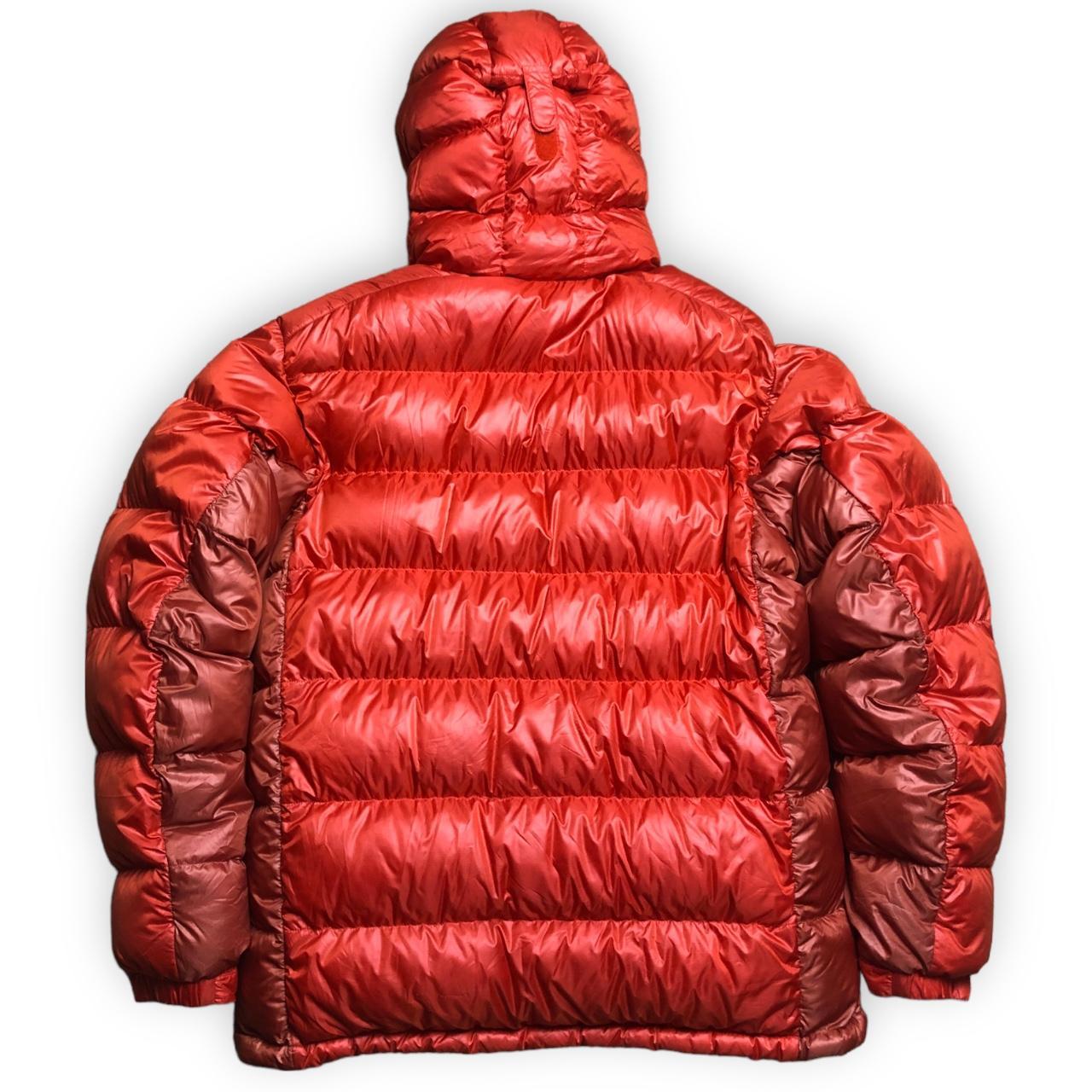 Orange two tone montbell puffer