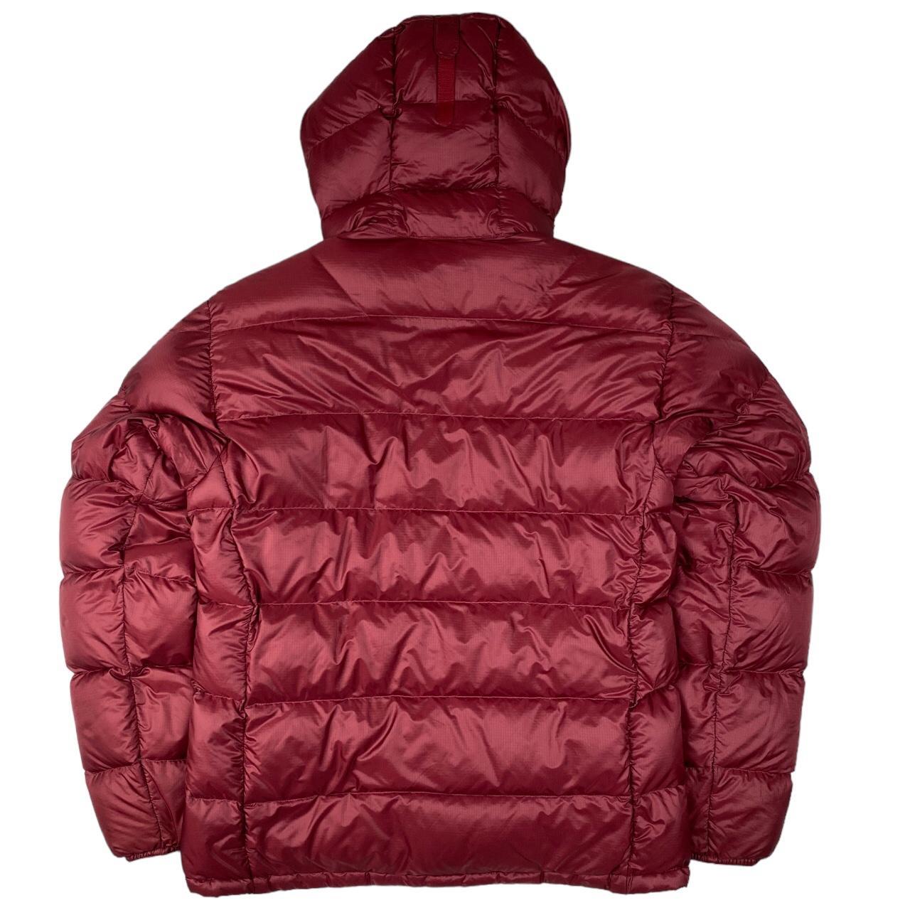 Dark red / burgundy ex800 down puffer