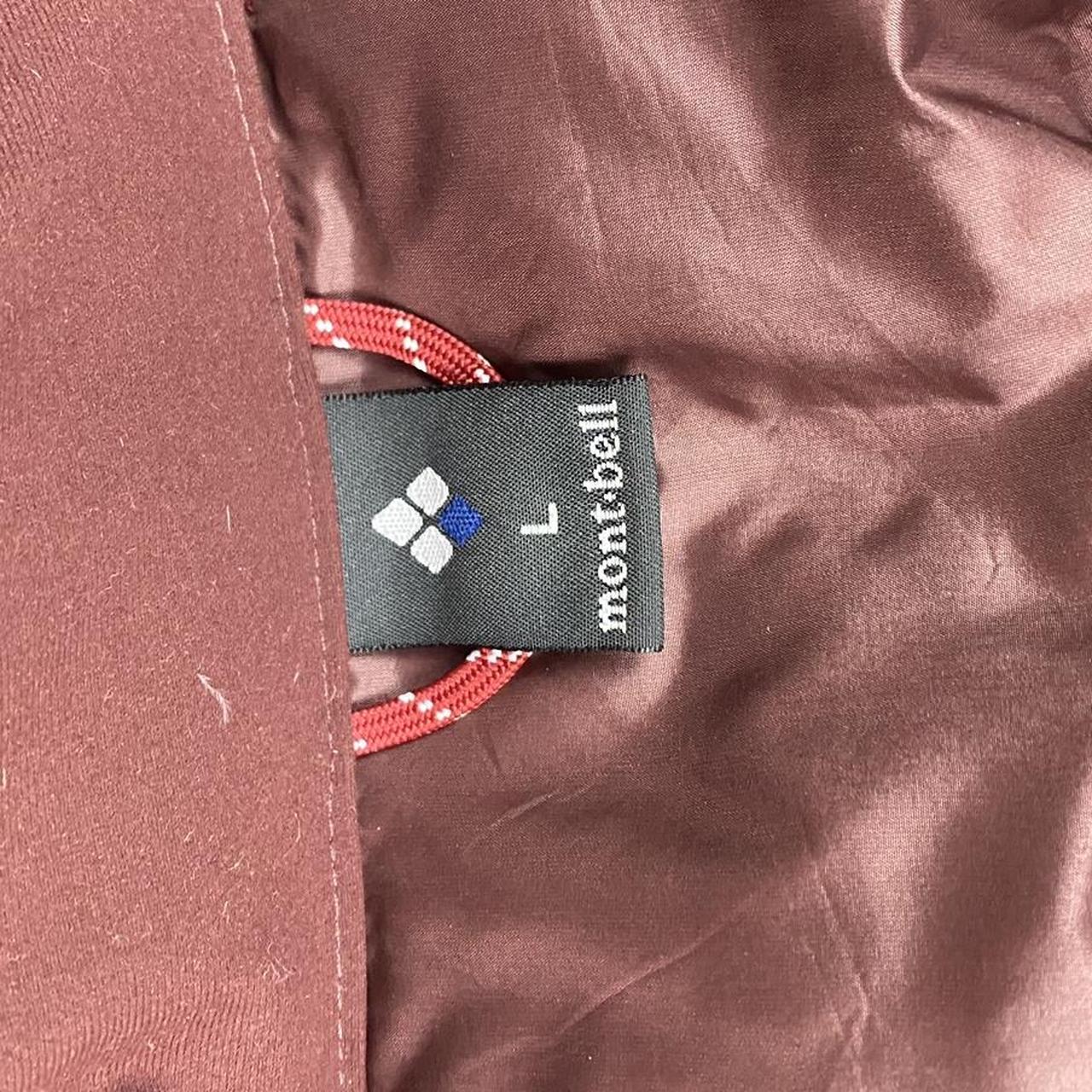 Dark red / burgundy ex800 down puffer