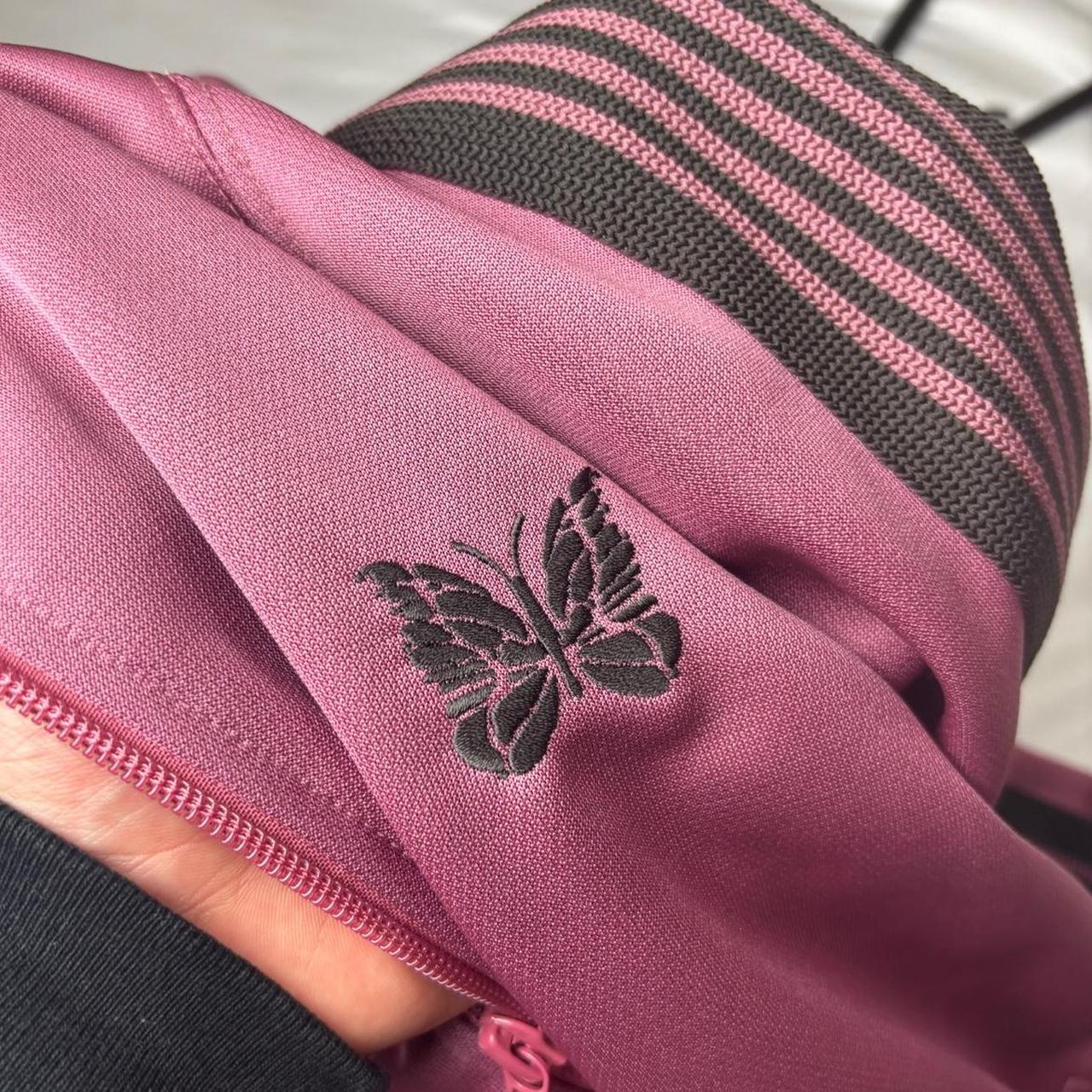 Dark Pink Needles Track Jacket