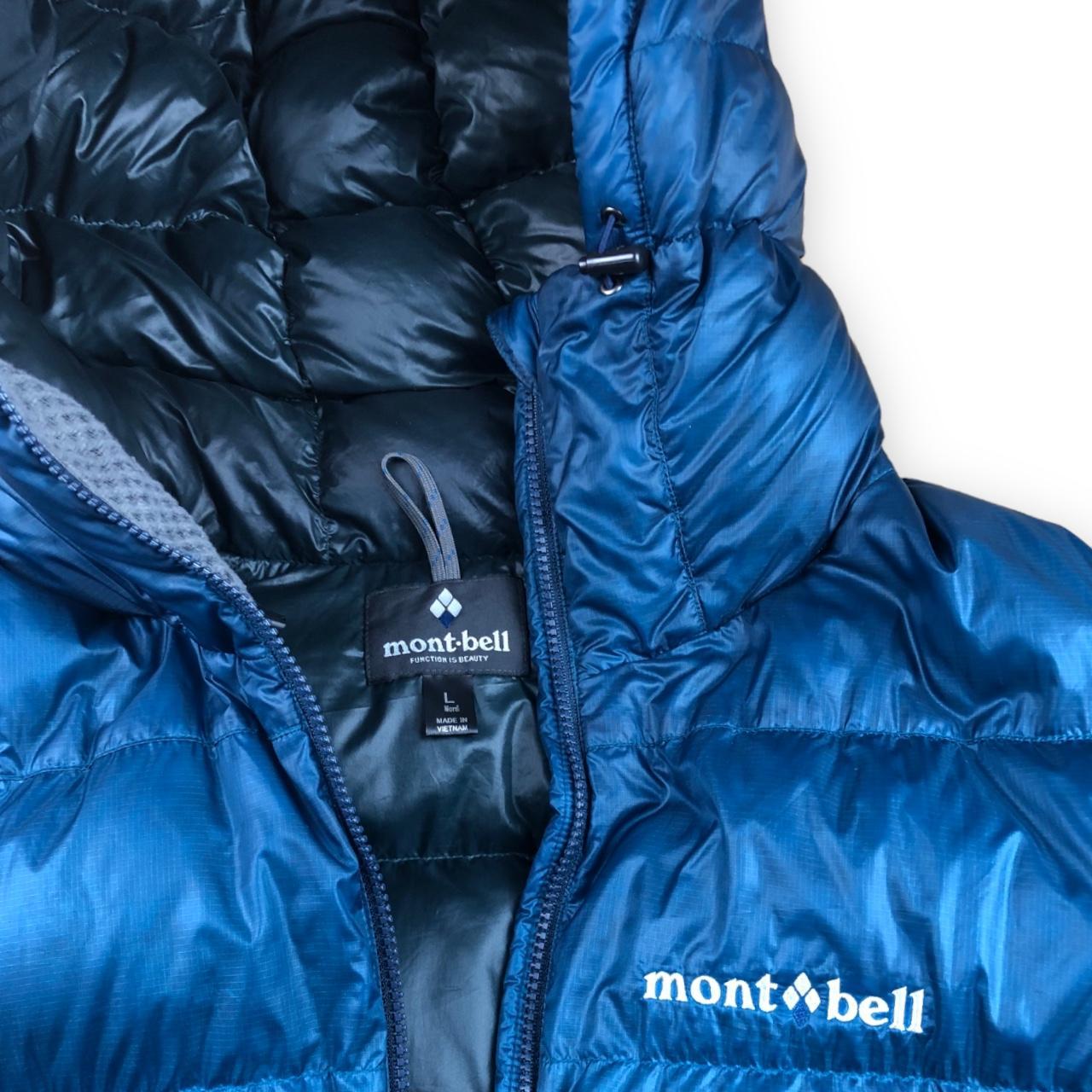 Blue two tone montbell puffer