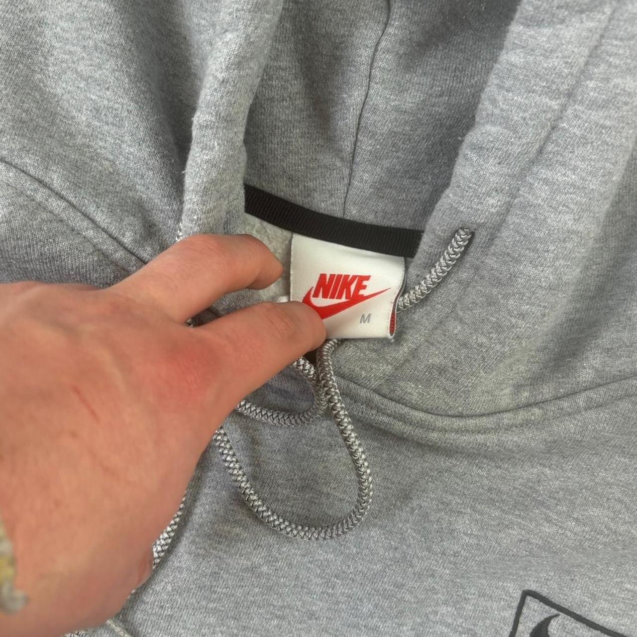Stussy Nike Hoodie Grey