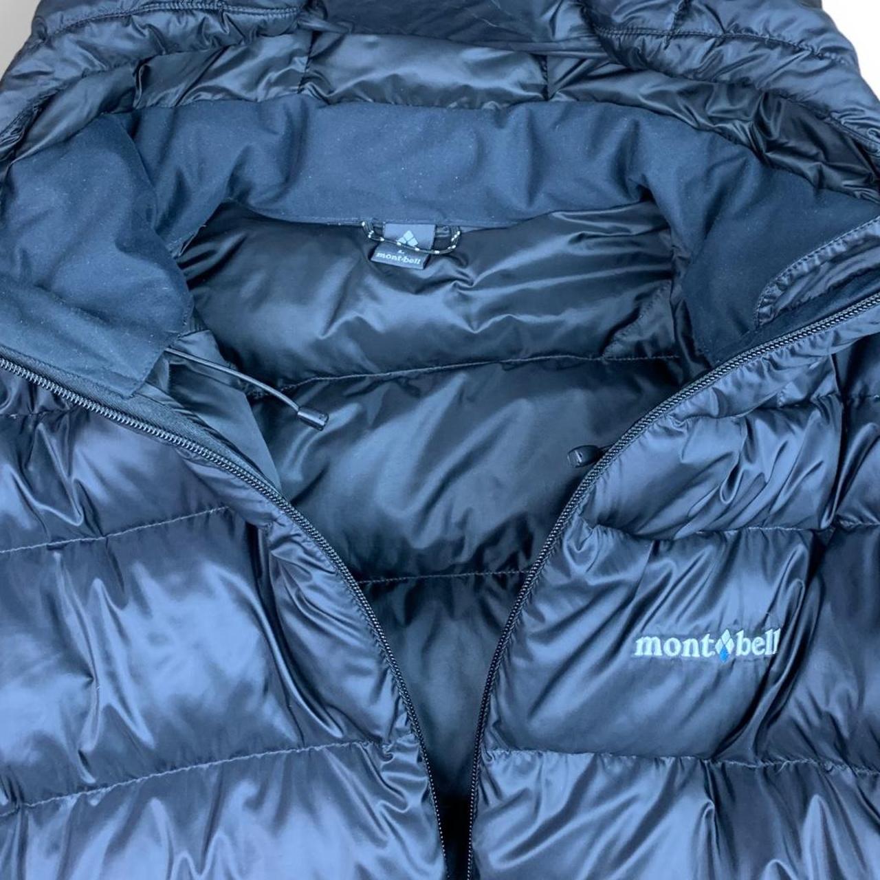 Black down montbell puffer.