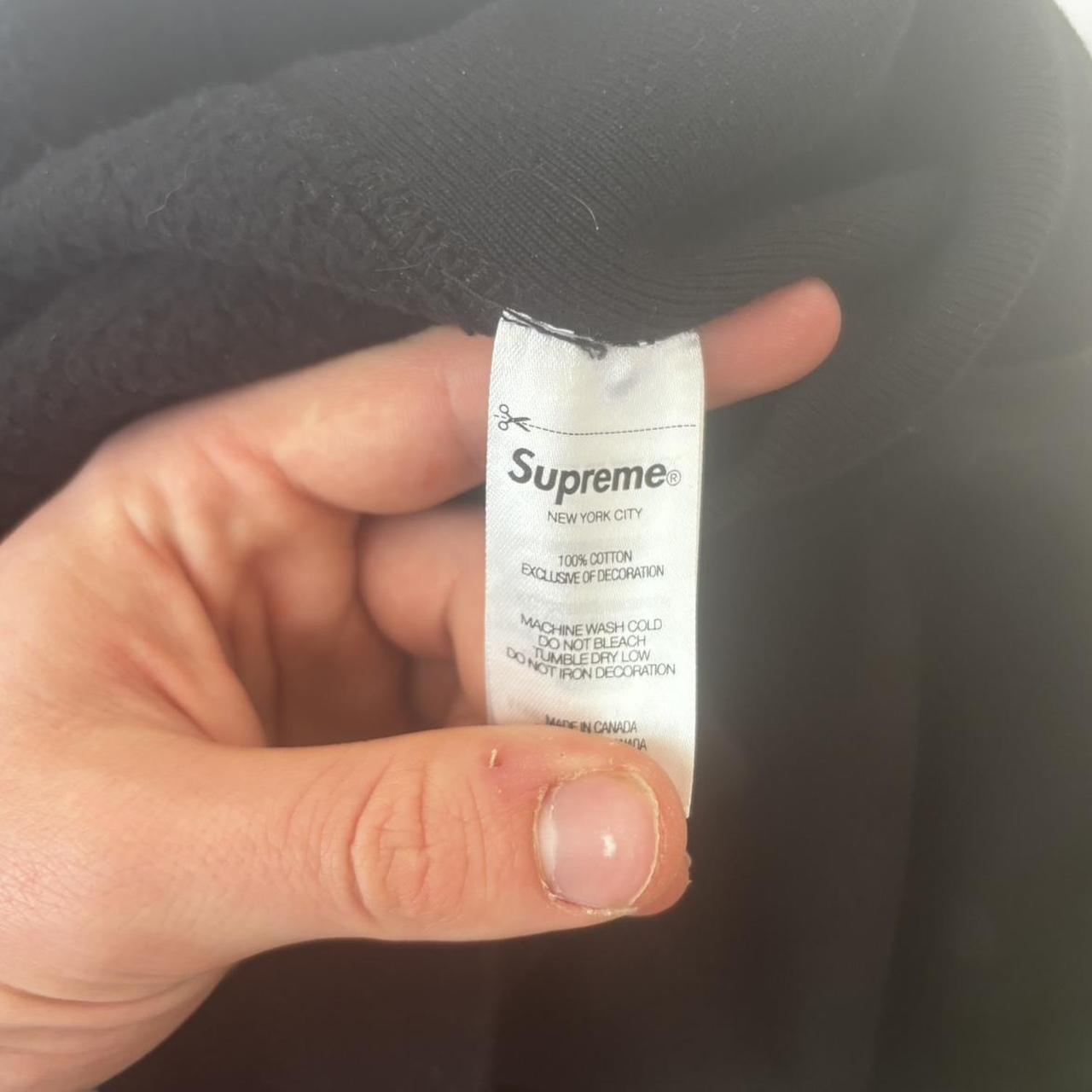 Black Supreme Box Logo Hoodie (2021)