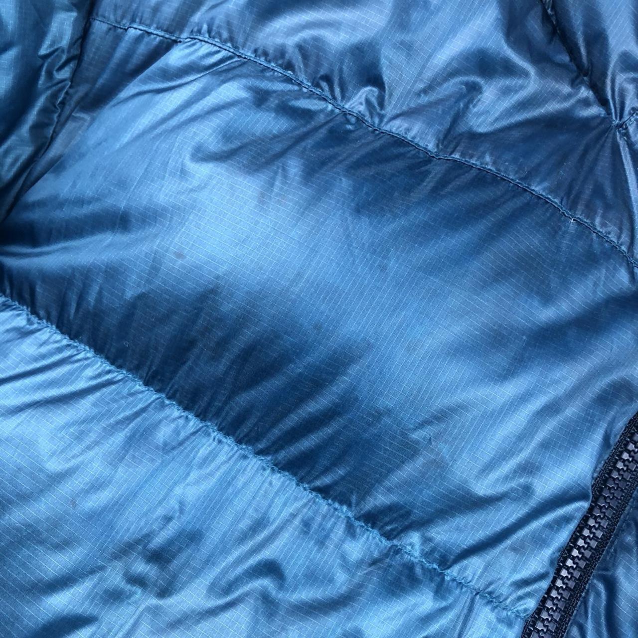 Blue two tone montbell puffer