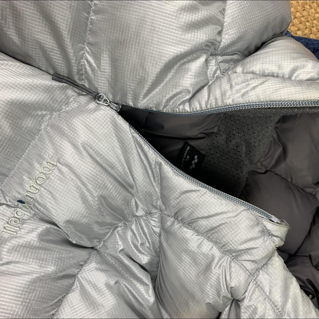 Light grey montbell down puffer