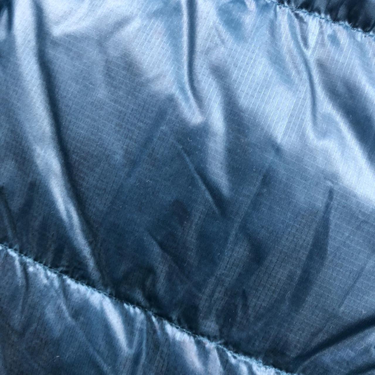 Blue two tone montbell puffer