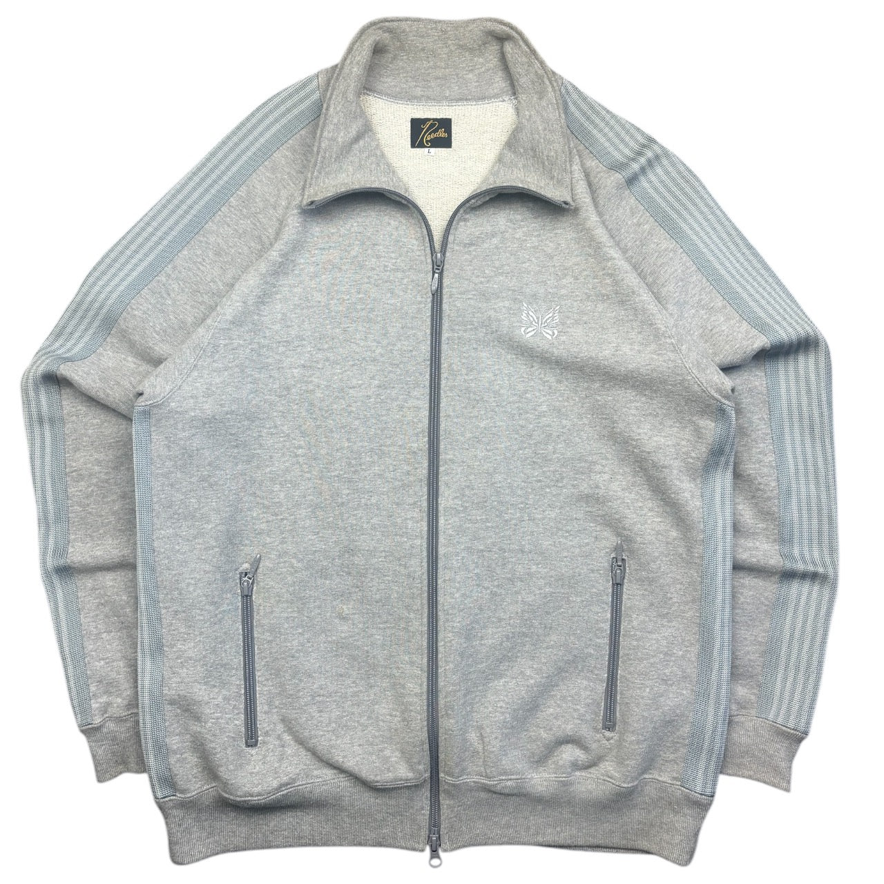 Needles Grey Cotton Track Jacket