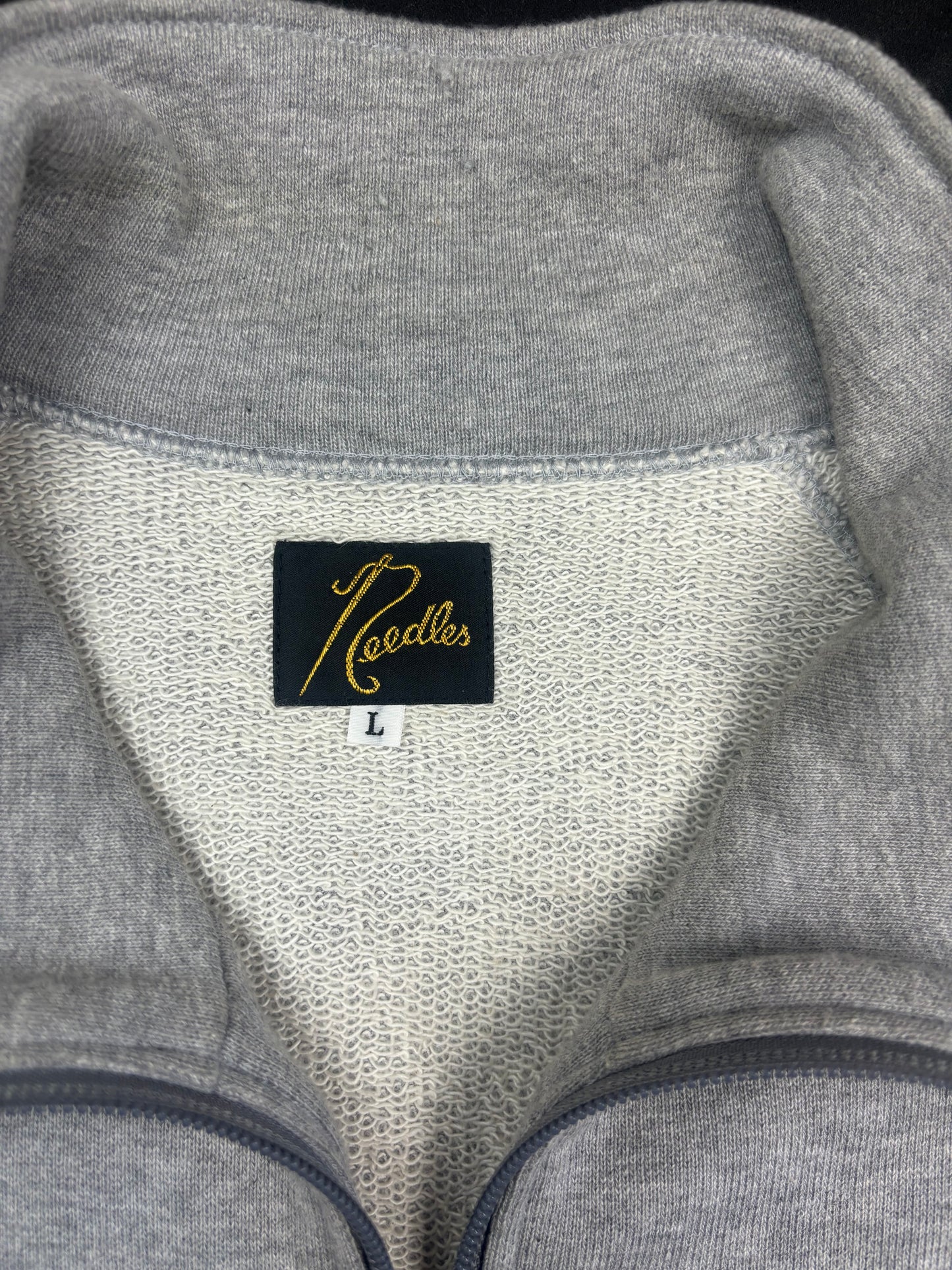 Needles Grey Cotton Track Jacket