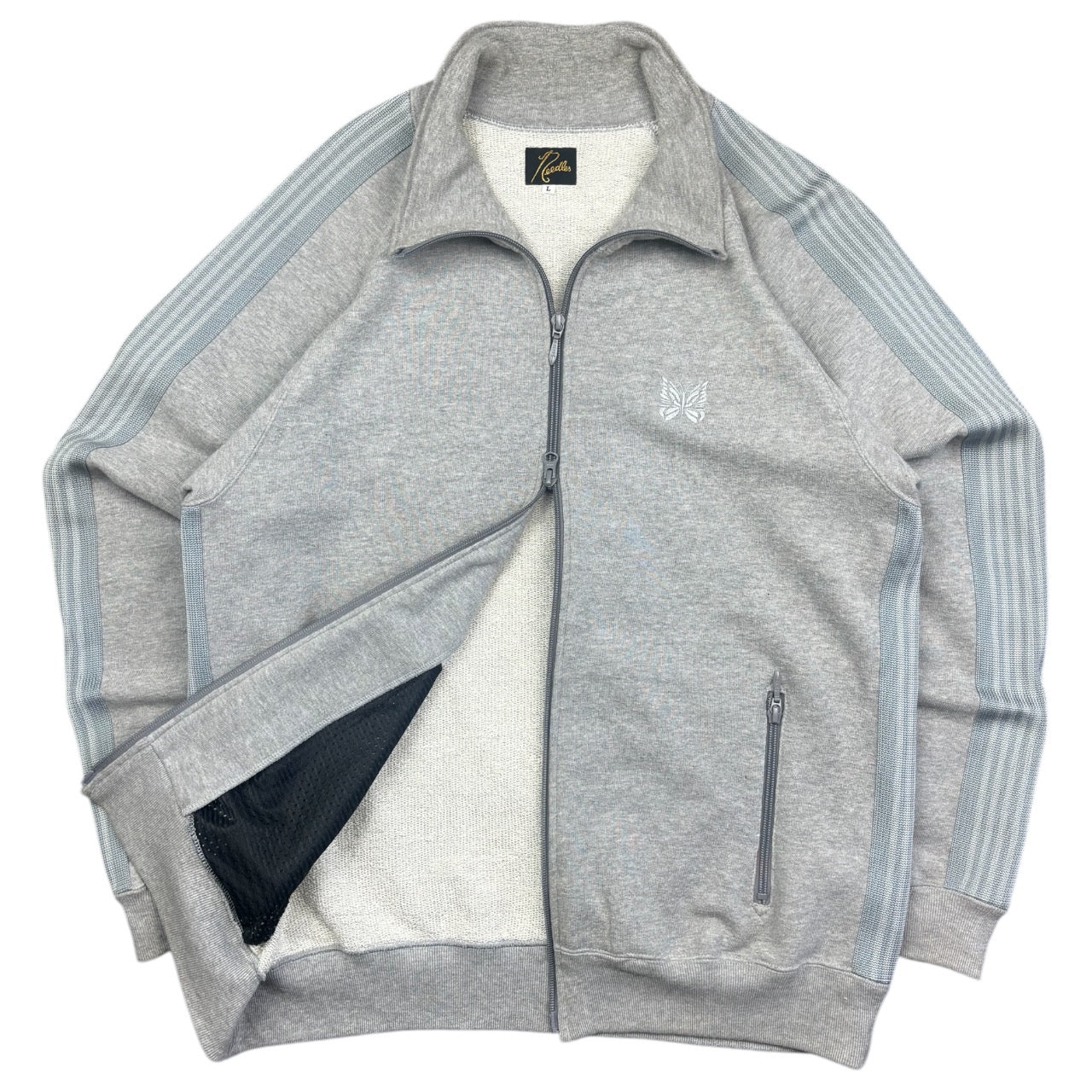 Needles Grey Cotton Track Jacket