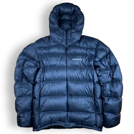 Black down montbell puffer.