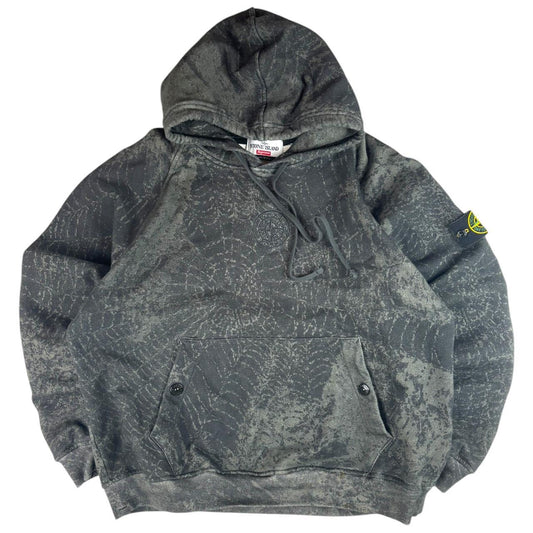 Stone Island x Supreme Spiderweb Hoodie 2023