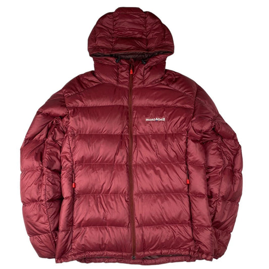 Dark red / burgundy ex800 down puffer