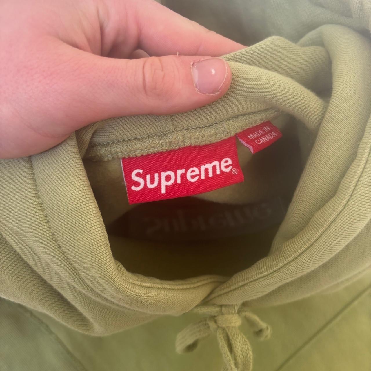 Light Green Supreme Box Logo Hoodie