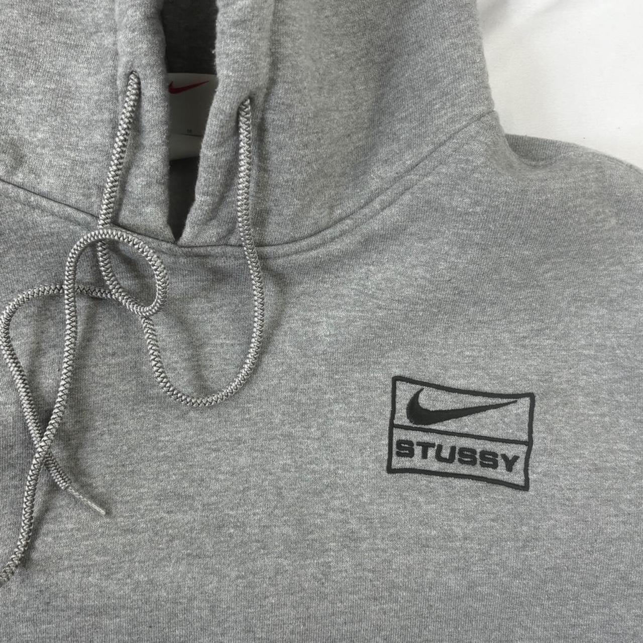 Stussy Nike Hoodie Grey
