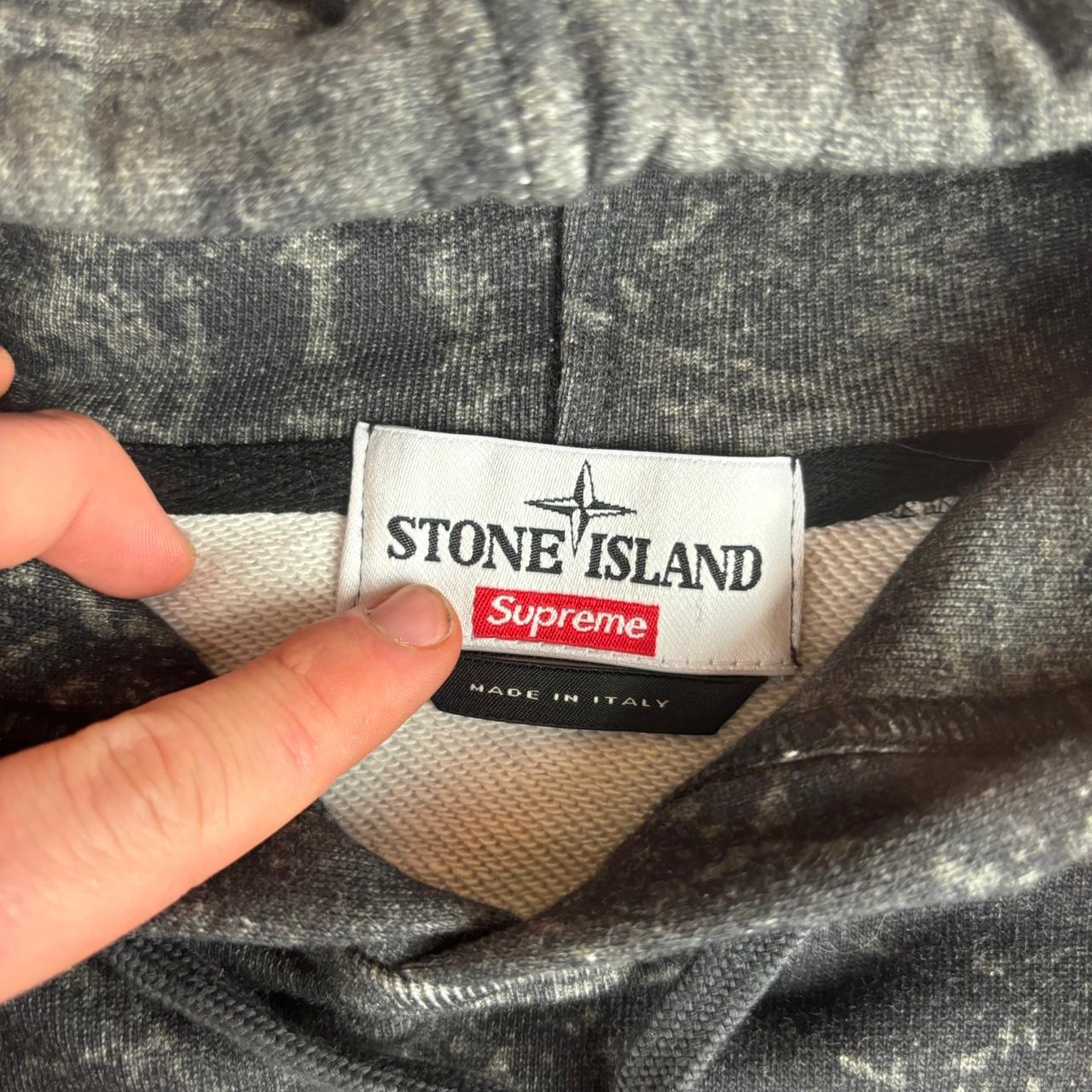 Stone Island x Supreme Spiderweb Hoodie 2023