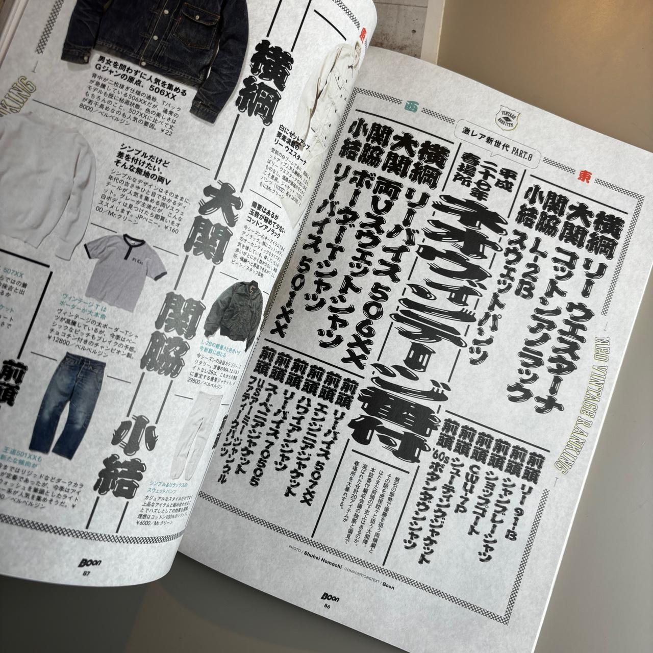 Vintage Boon Japanese Streetwear Magazines